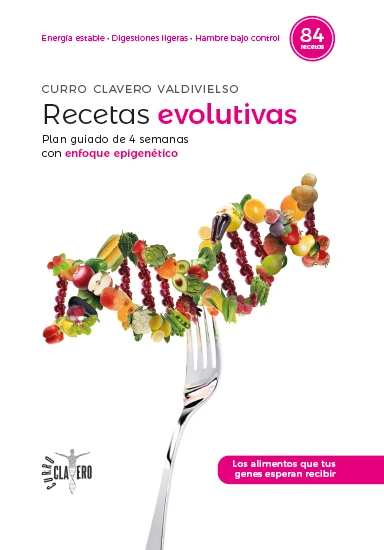 Portada Recetas evolutivas Plan guiado de 4 semanas con enfoque epigenético