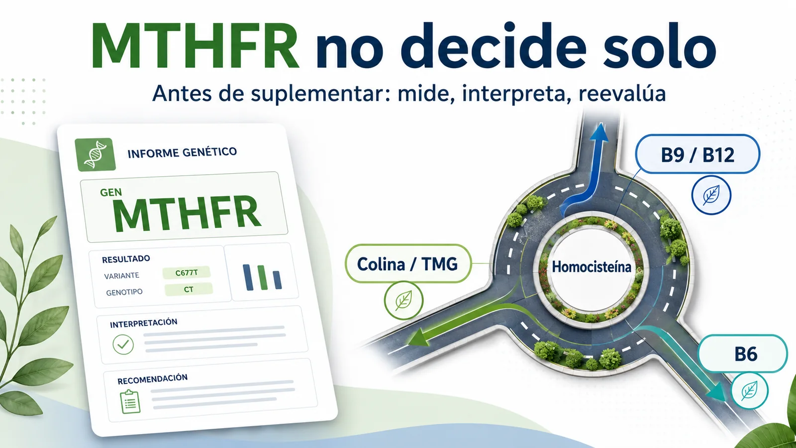 Homocisteína y MTHFR: cuándo importan, cuándo no y qué mirar antes de suplementar