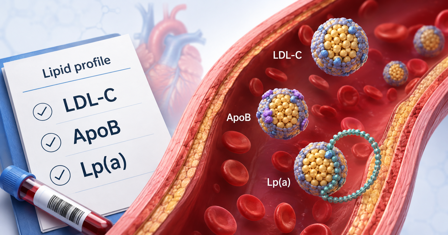 LDL-C, ApoB y lipoproteína(a): qué mide cada marcador y cómo interpretar tu analítica